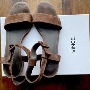 Vince Suede Heel Sandals